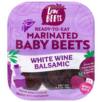 Love Beets Baby Beets, White Wine Balsamic, Marinated, 6.5 Ounce