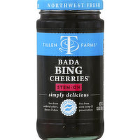 Tillen Farms Cherries, Bada Bing, Stem-On, 13.5 Ounce