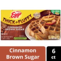 Eggo Frozen Waffles, Cinnamon Brown Sugar, 11.6 Ounce