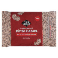 First Street Pinto Beans, Triple Cleaned, 10 Pound