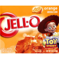 Jell-O Gelatin Dessert, Orange, 6 Ounce