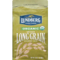 Lundberg Family Farms Rice, Gourmet, Organic, Long Grain, Brown, 32 Ounce