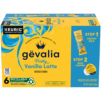 Gevalia Vanilla Latte K-Cup Pods & Froth Packets, 5.99 Ounce