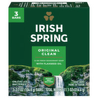 Irish Spring Deodorant Bar Soap for Men, 11.25 Ounce
