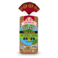 Oroweat Oroweat Organic Thin Sliced 22 Grains & Seeds Bread, 20 oz, 20 Ounce