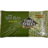 First Street Split Peas, Green, 80 Ounce