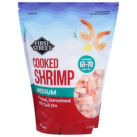 First Street Shrimp, Cooked, Medium, 32 Ounce