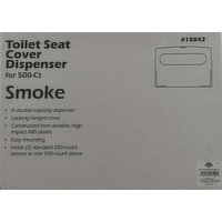 First Street Toilet Seat Cover Dispenser, Smoke, 1 Each