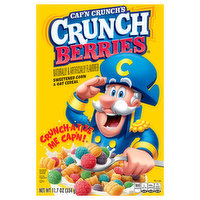 Cap'n Crunch's Cereal, Sweetened Corn & Oat, Crunch Berries, 11.7 Ounce