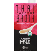 Ocean's Halo Thai Broth, Organic, Coconut, 32 Fluid ounce