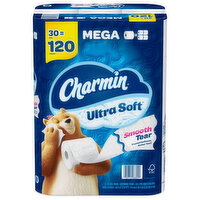 Charmin Bathroom Tissue, Mega, 2-Ply, 30 Each