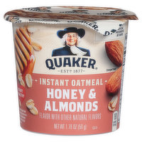 Quaker Instant Oatmeal, Honey & Almonds, 1.76 Ounce