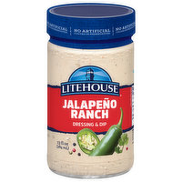 Litehouse Dressing & Dip, Jalapeno Ranch, 13 Fluid ounce