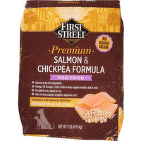First Street Dog Food Salmon & Chickpea Formula, Premium, 11 Pound