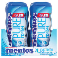 Mentos Gum, Sugar Free, Fresh Mint, 10 Each