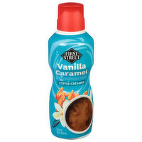 First Street Coffee Creamer, Vanilla Caramel, 32 Ounce