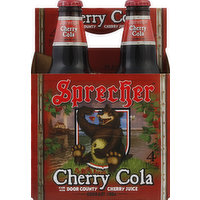 Sprecher Cola, Cherry, 4 Each