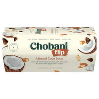 Chobani Yogurt, Almond Coco Loco, Greek, Value 4 Pack, 4 Each