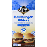 First Street Sliders, Hamburger, 16 Each