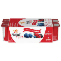 Yoplait Yogurt, Low Fat, Mountain Blueberry/Mixed Berry, 8 Each