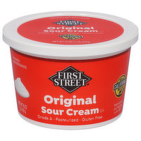 First Street Sour Cream, Original, 16 Ounce