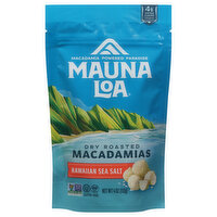 Mauna Loa Macadamias, Hawaiian Sea Salt, Dry Roasted, 4 Ounce