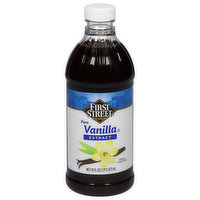 First Street Extract, Vanilla, Pure, 16 Ounce