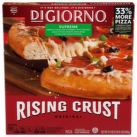 DiGiorno Pizza, Rising Crust, Original, Supreme, 31.4 Ounce