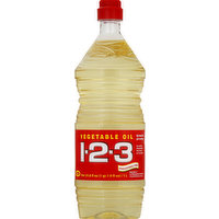 1 2 3 Vegetable Oil, 33.8 Ounce