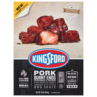 Kingsford Pork, Burnt Ends, Seasoned & Seared, 16 Ounce