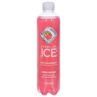 Ice Sparkling Water, Kiwi Strawberry, Zero Sugar, 17 Fluid ounce