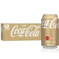 Coca-Cola Vanilla Soda Soft Drink, 12 fl oz, 12 Ct, 12 Each