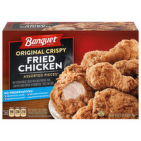 Banquet Fried Chicken, Original Crispy, 42 Ounce