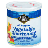 First Street Vegetable Shortening, All Purpose, 48 Ounce
