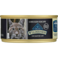 Blue Buffalo Food for Cats, Grain Free Formula, Chicken Recipe, for Mature Cats, 5.5 Ounce