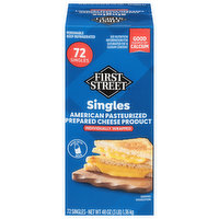 First Street Cheese, Singles, 48 Ounce