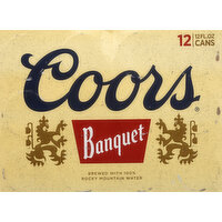 Coors Beer, Banquet, 12 Each