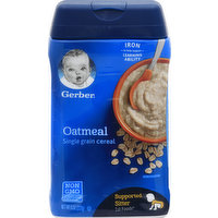 Gerber Cereal, Oatmeal, 8 Ounce