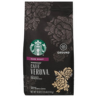 Starbucks Coffee, 100% Arabica, Ground, Dark Roast, Caffe Verona, 18 Ounce