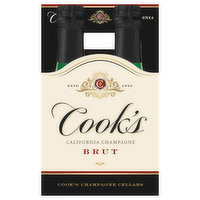 Cook's Champagne, California, Brut, 4 Each