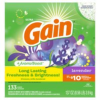 Gain Laundry Detergent Powder, Lavender, 133 Loads, 137 oz, 137 Ounce