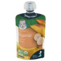 Gerber Banana Mango, Organic, Sitter 2nd Foods, 3.5 Ounce