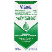 Visine Eye Drops, Sterile, Multi-Action, Original, 0.5 Fluid ounce