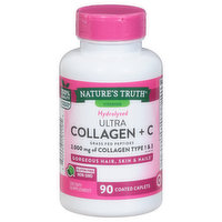 Nature's Truth Ultra Collagen + C, Caplets, 90 Each