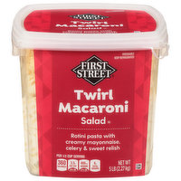 First Street Salad, Twirl Macaroni, 5 Pound