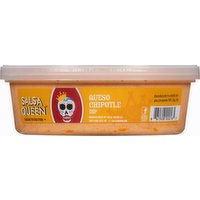 Salsa Queen Dip, Queso Chipotle, Medium, 8 Ounce