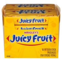 Juicy Fruit Gum, Original, 10 Each