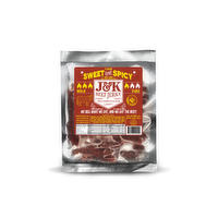 J&K Sweet & Spicy Beef Jerky, 2.12 Ounce