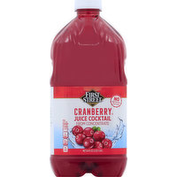 First Street Juice Cocktail, Cranberry, from Concentrate, 64 Ounce