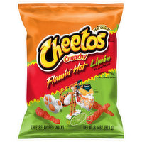 Cheetos Cheese Flavored Snacks, Flamin'Hot Limon, Crunchy, 3.25 Ounce
